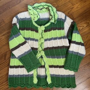 Vintage knit button down sweater from Slovakia